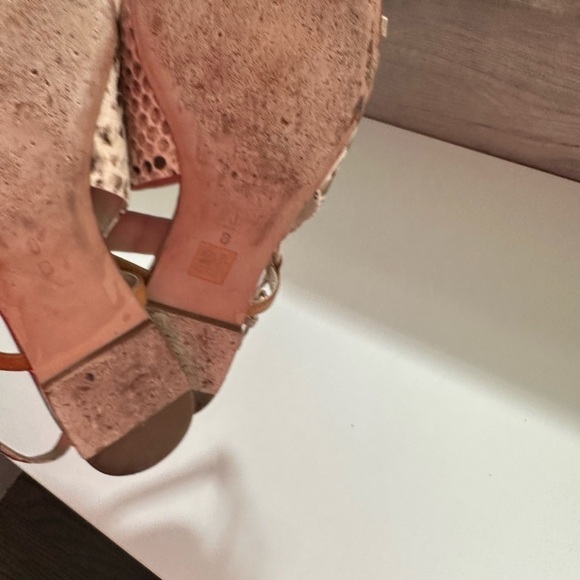 Coach snakeskin sandals size 8B - Picture 4 of 7